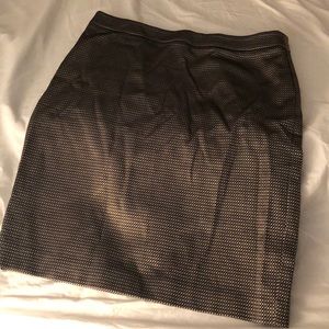 Gold and black skirt